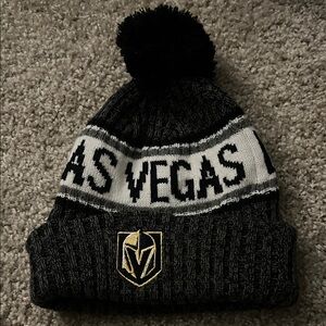New Era Black and Gold Knit Beanie